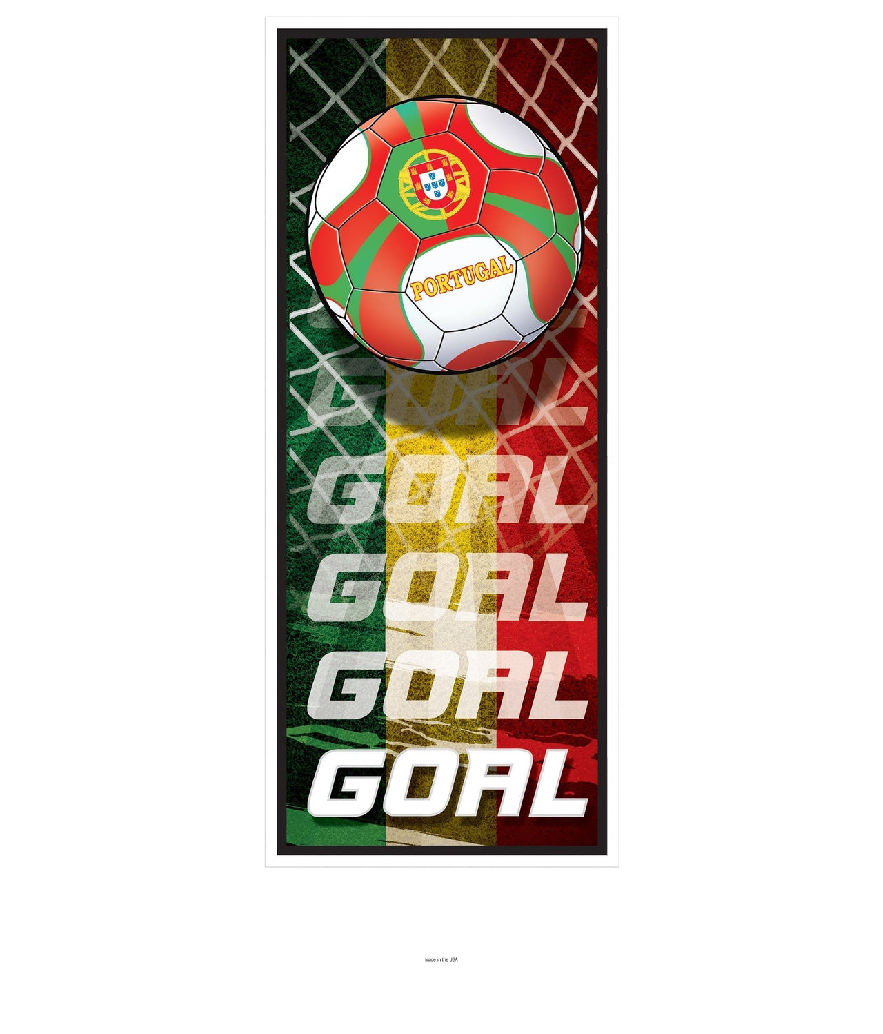 12 Pack Bulk Portugal Soccer Door Cover All-Weather Sports Decor