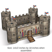 12 Pack Bulk 3-D Castle Party Centerpiece