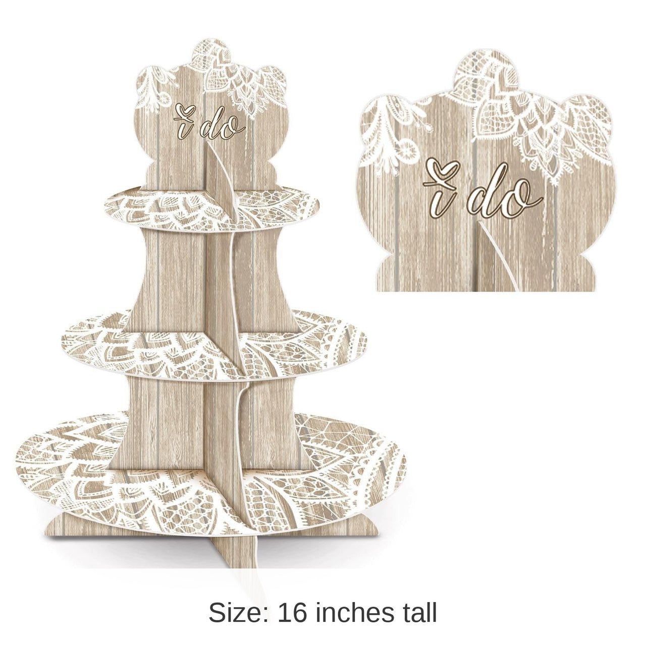 12 Pack Bulk Wedding Cupcake Stand