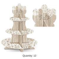 12 Pack Bulk Wedding Cupcake Stand