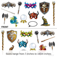 144 Pack Bulk Fantasy Party Photo Fun Signs