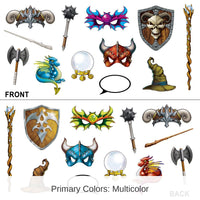 144 Pack Bulk Fantasy Party Photo Fun Signs