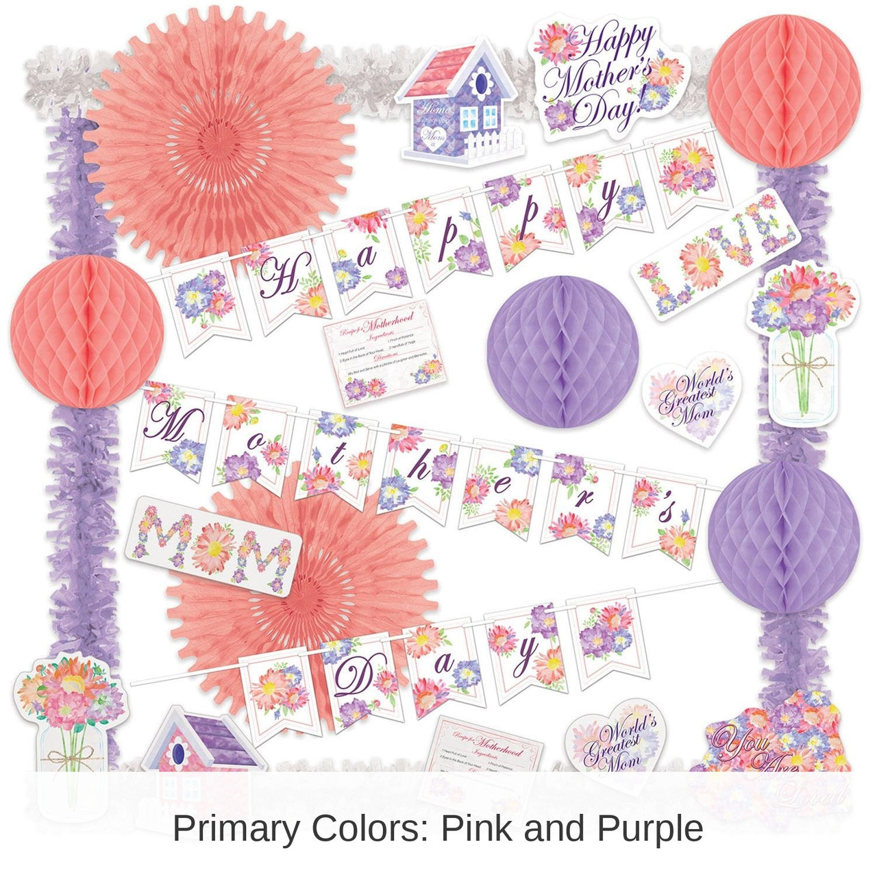Bulk 23 Piece Mother's Day Decorating Kit