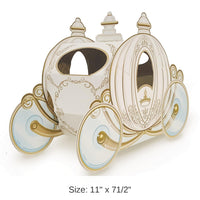 12 Pack Bulk 3-D Carriage Party Centerpiece
