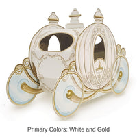 12 Pack Bulk 3-D Carriage Party Centerpiece
