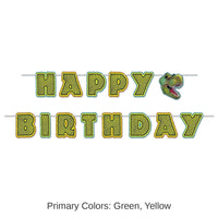 12 Pack Bulk Birthday Dinosaur Party Streamer