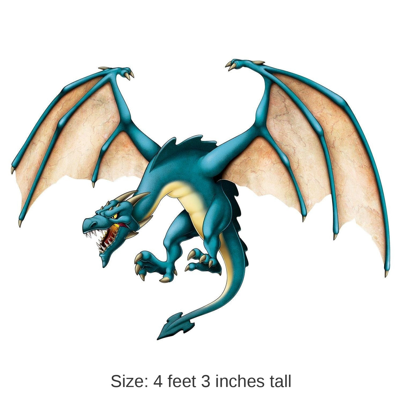 12 Pack Bulk Jointed Dragon Party Decor