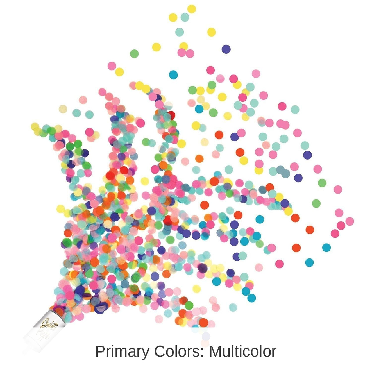 96 Pack Bulk Push Up Confetti Poppers - multi-color