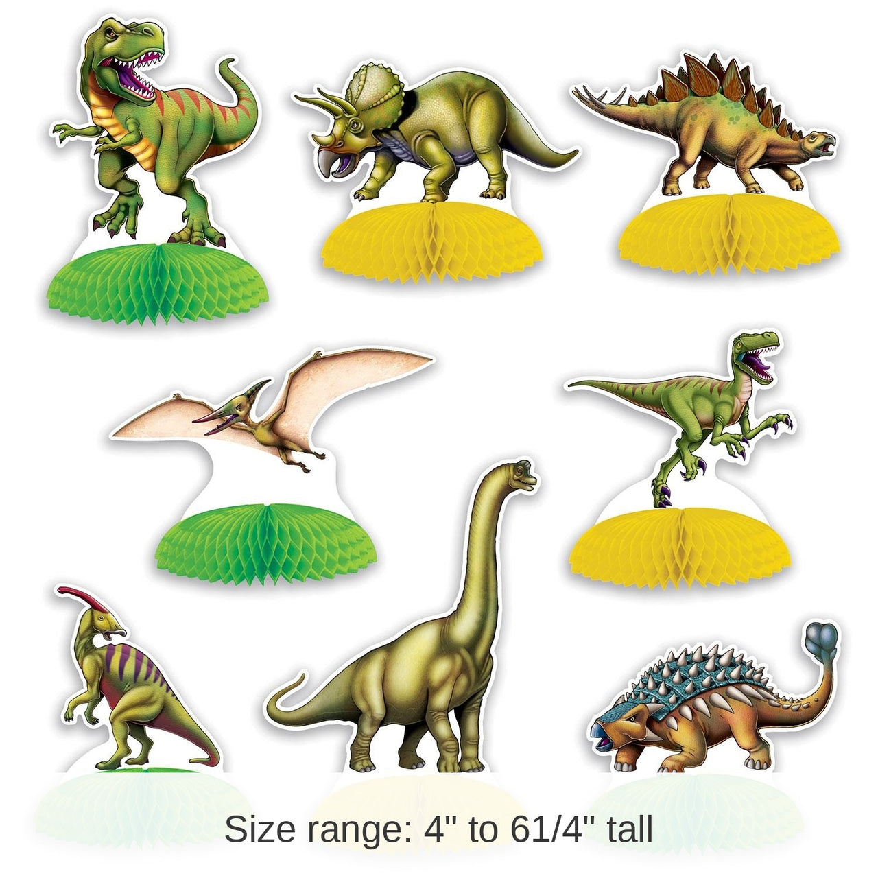 96 Pack Bulk Dinosaur Mini Party Centerpieces