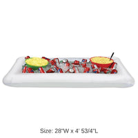 6 Pack Bulk Party Inflatable White Buffet Cooler