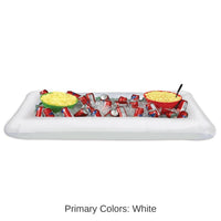 6 Pack Bulk Party Inflatable White Buffet Cooler
