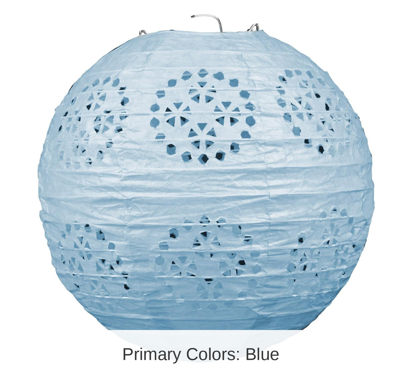 18 Pack Bulk Party Lace Paper Lanterns Light blue
