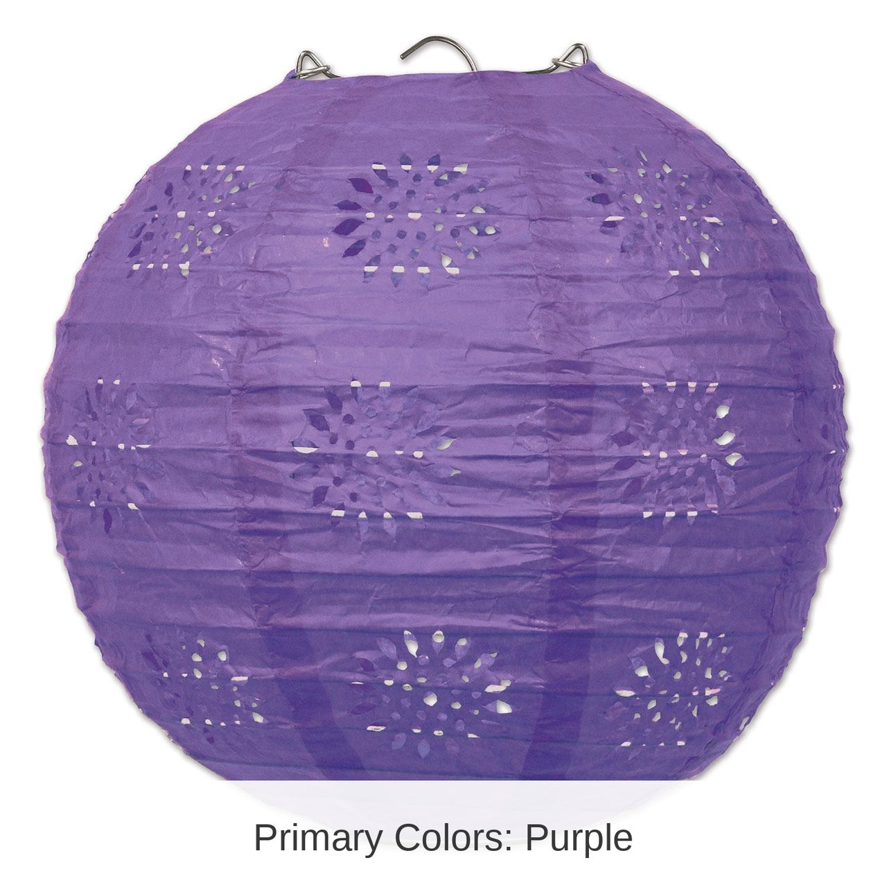 18 Pack Bulk Party Lace Paper Lanterns purple