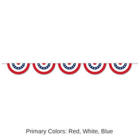 6 Pack Bulk Patriotic Bunting Party Banner