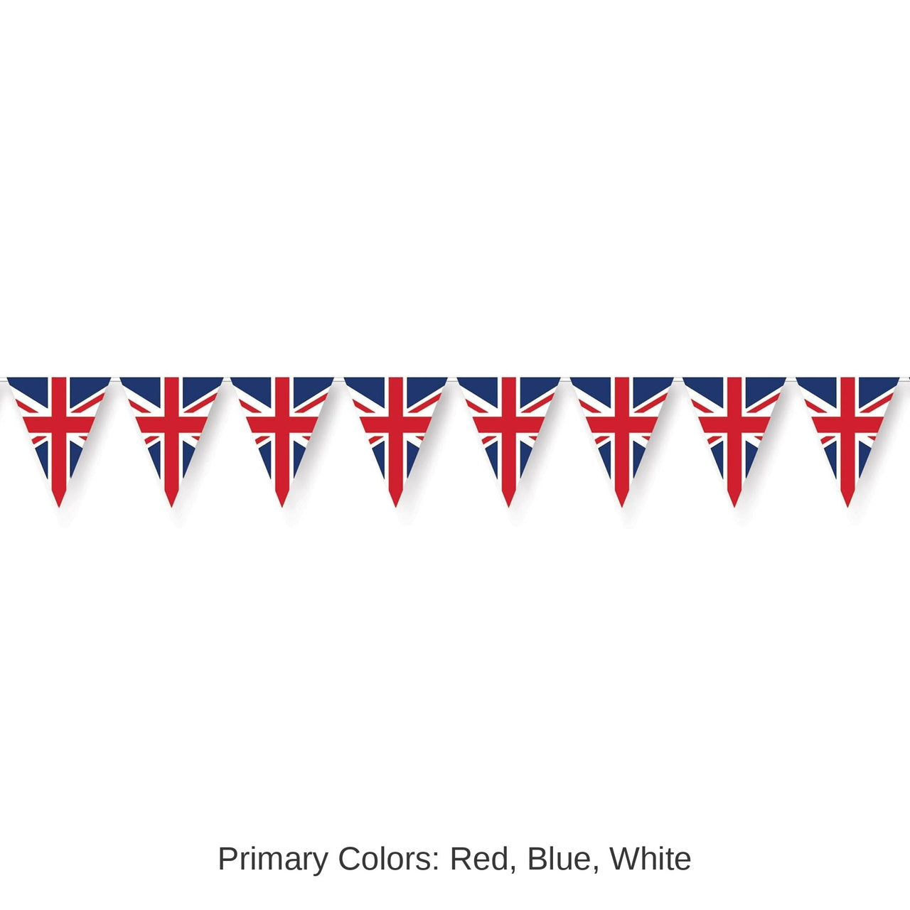 12 Pack Bulk Union Jack Party Pennant Banner