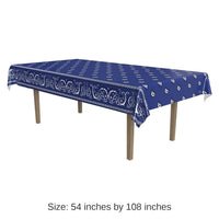 12 Pack Bulk Bandana Party Tablecover