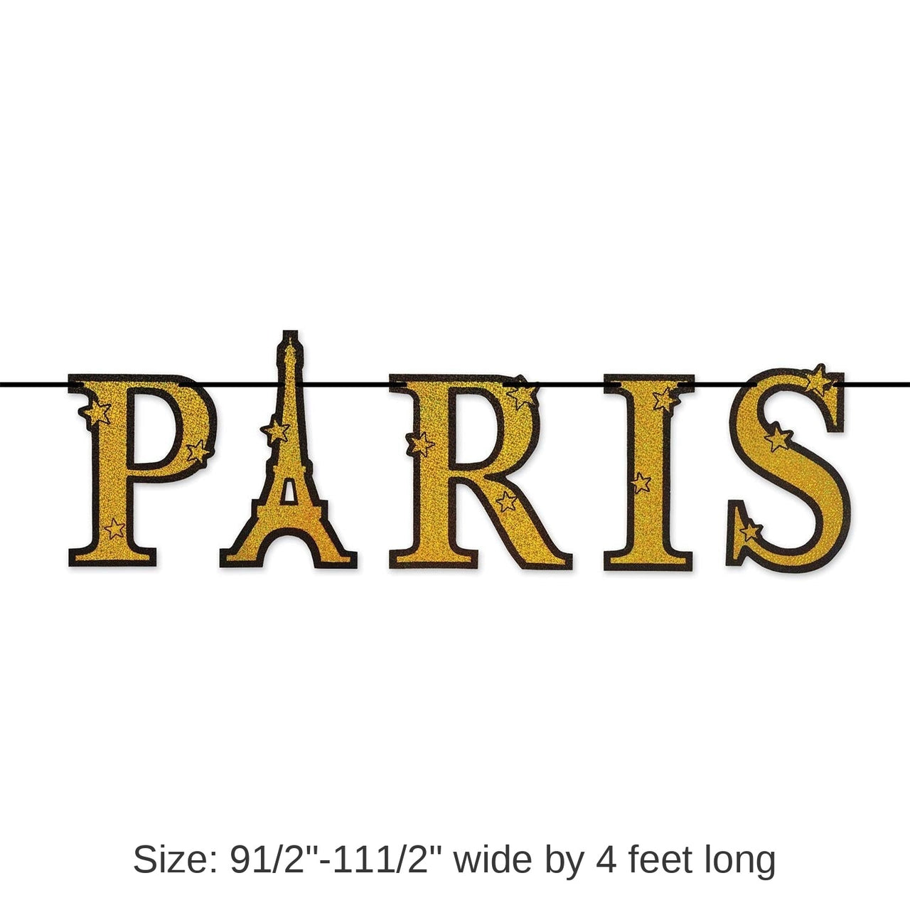 12 Pack Bulk Paris Party Streamer