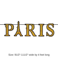 12 Pack Bulk Paris Party Streamer