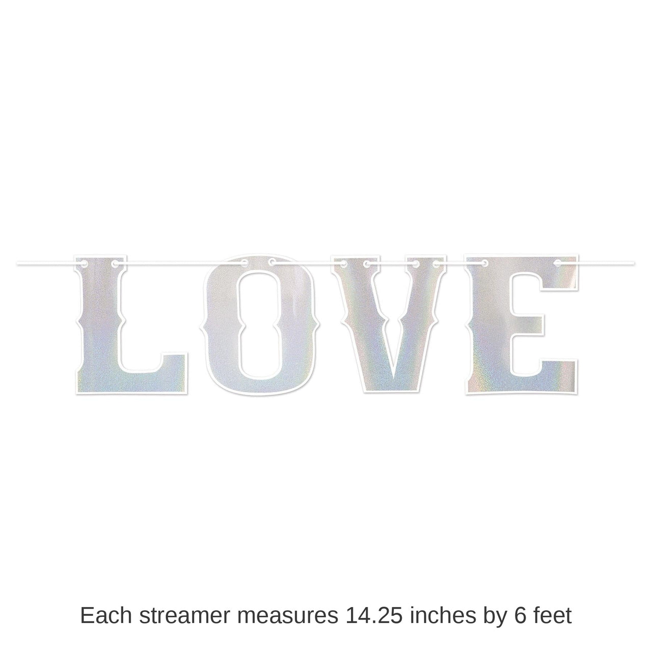 12 Pack Bulk Love Streamer