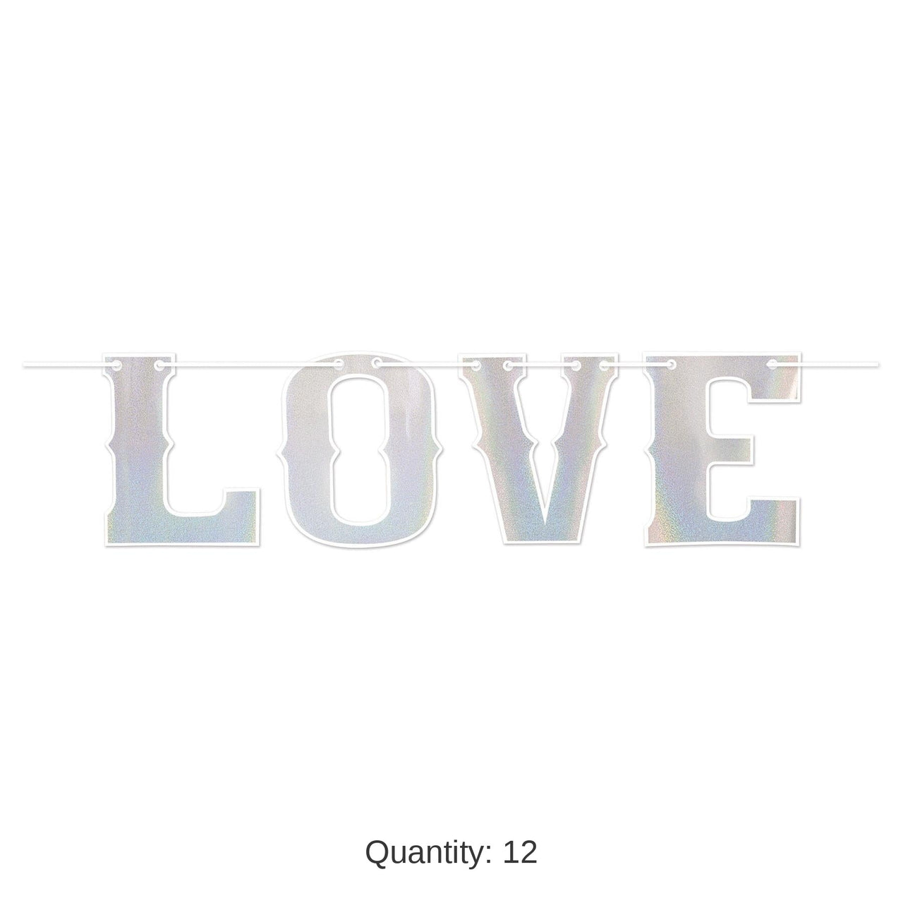12 Pack Bulk Love Streamer