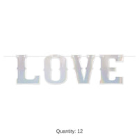12 Pack Bulk Love Streamer
