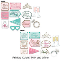 144 Pack Bulk Wedding Shower Photo Fun Signs