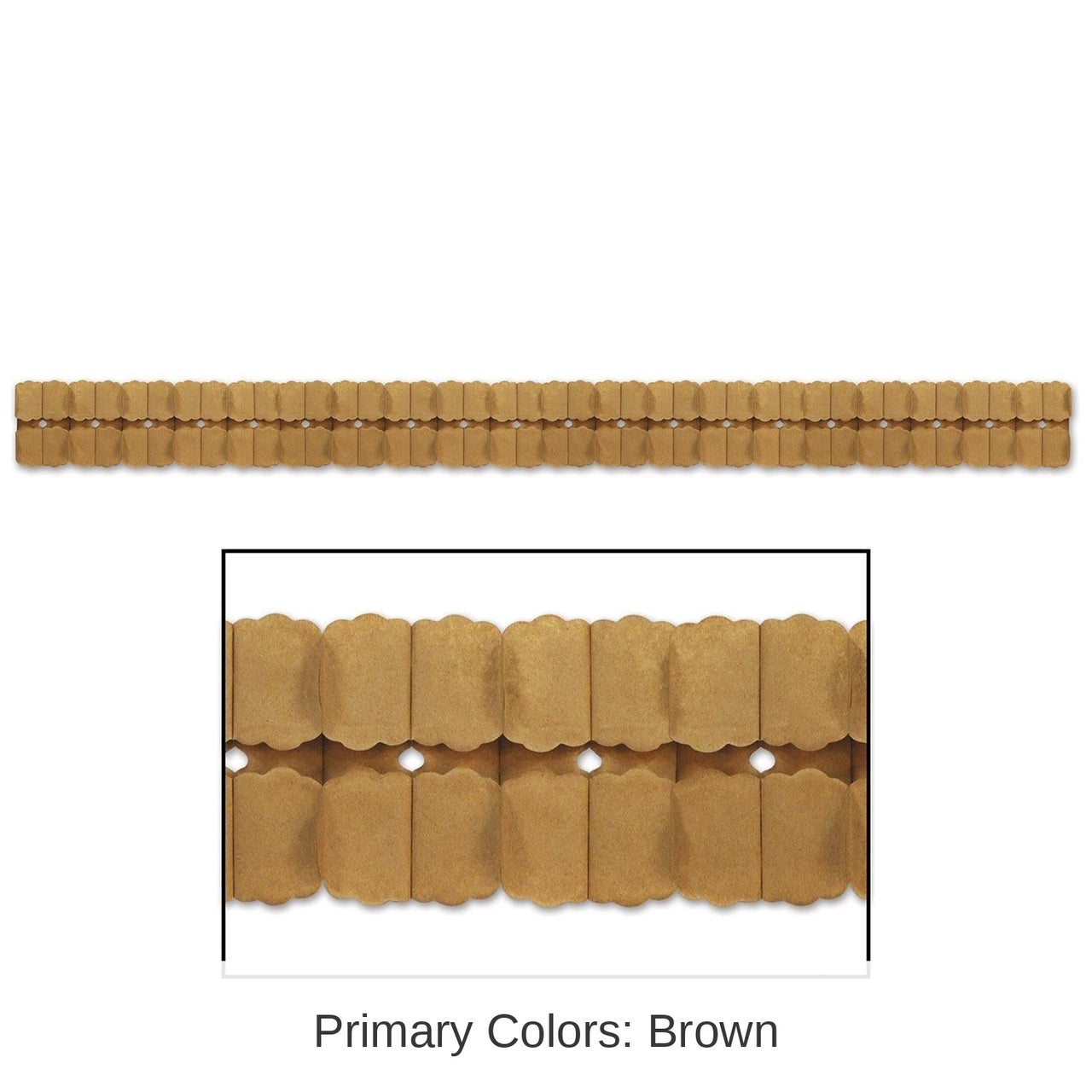 12 Pack Bulk Kraft Paper Leaf Garland