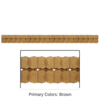 12 Pack Bulk Kraft Paper Leaf Garland
