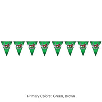 12 Pack Bulk Horse Racing Party Pennant Banner