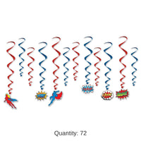 72 Pack Bulk Hero Party Whirls