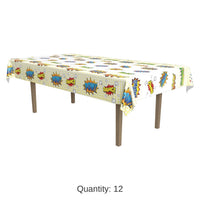 12 Pack Bulk Hero Party Tablecover