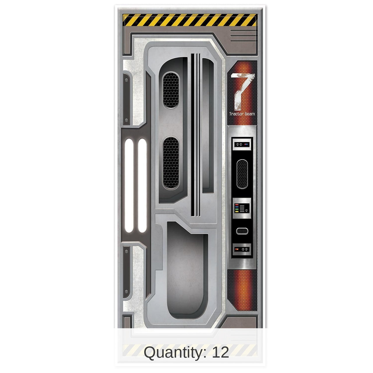 12 Pack Bulk Spaceship Party Door Cover