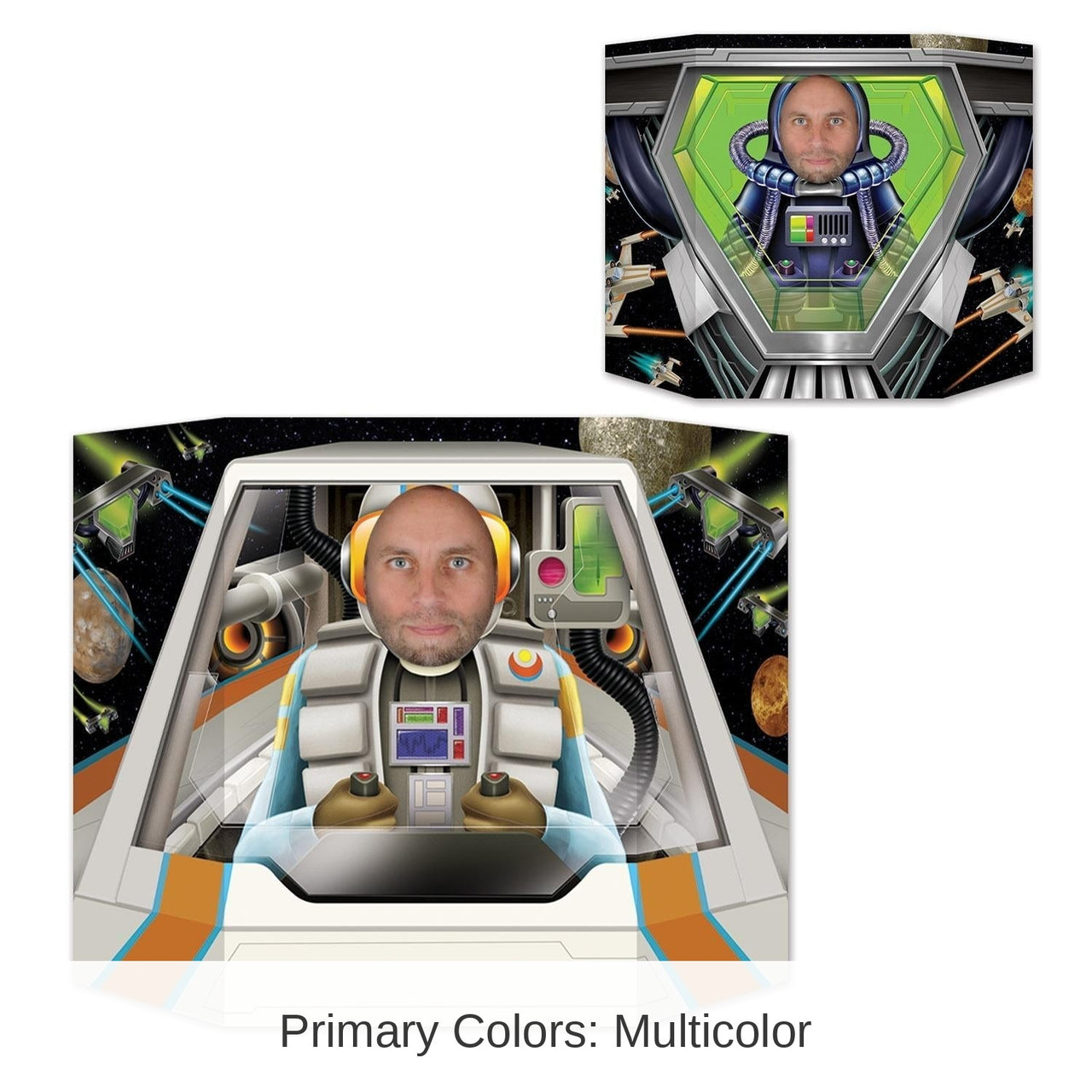 6 Pack Bulk Space Pilot Party Photo Prop