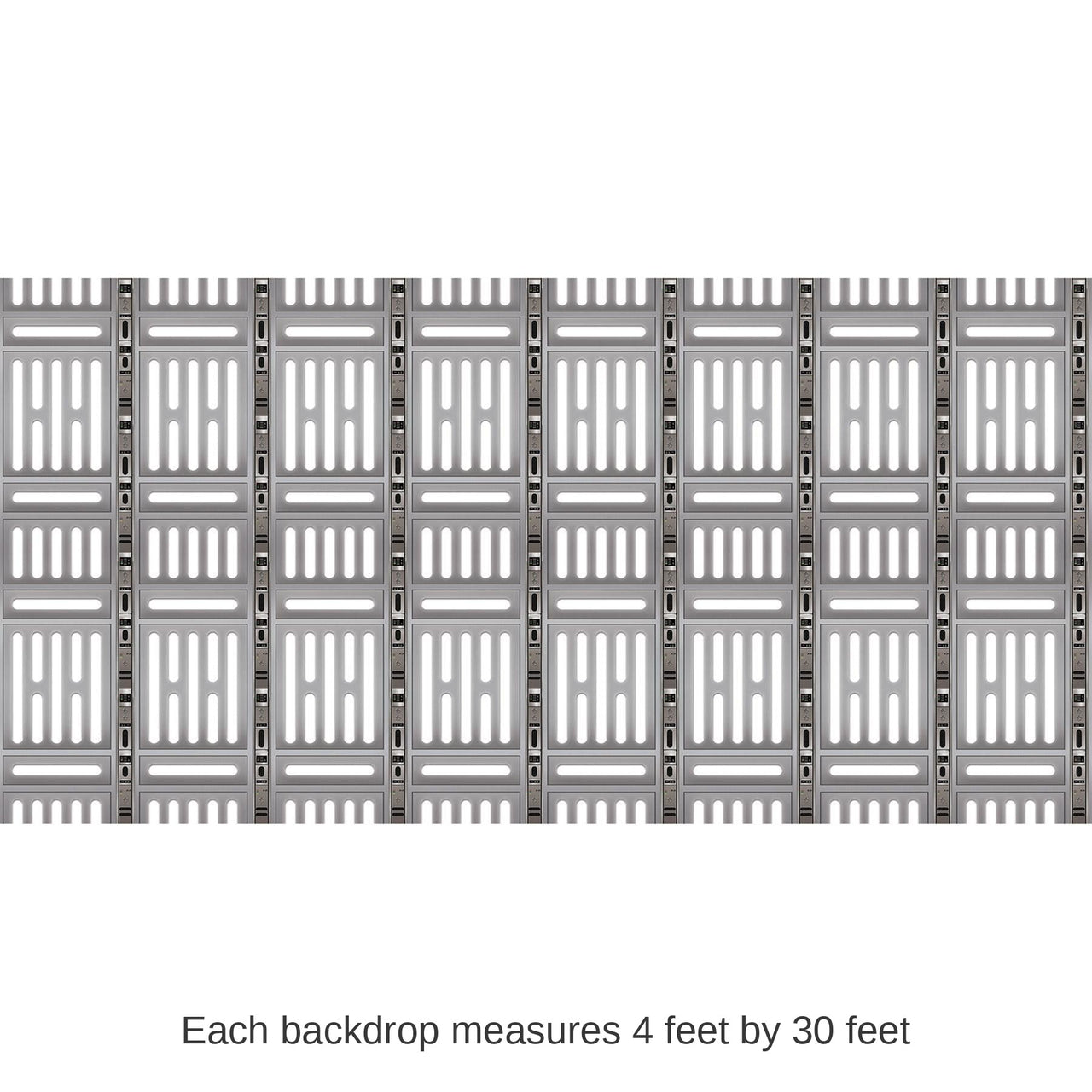 6 Pack Bulk Space Station Party Backdrop