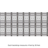 6 Pack Bulk Space Station Party Backdrop