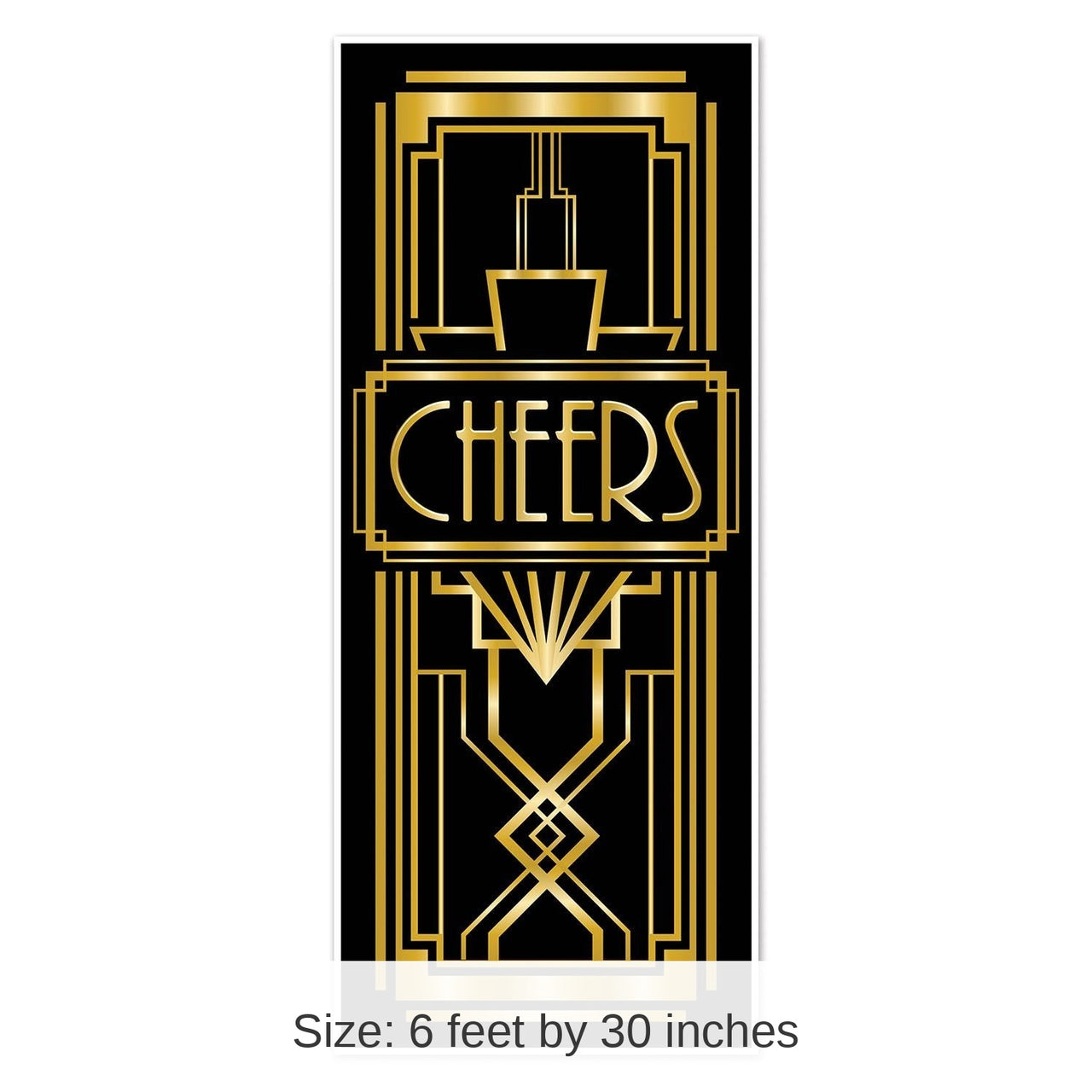 12 Pack Bulk Roaring 20's Party Door Cover