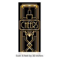 12 Pack Bulk Roaring 20's Party Door Cover