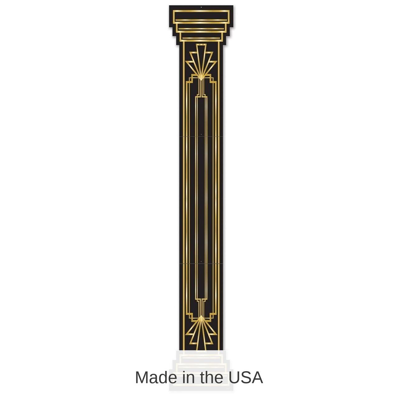 12 Pack Bulk Jtd Roaring 20's Column Pull-Down Party Cutout