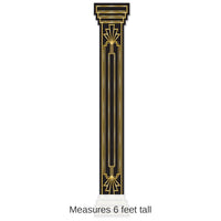 12 Pack Bulk Jtd Roaring 20's Column Pull-Down Party Cutout