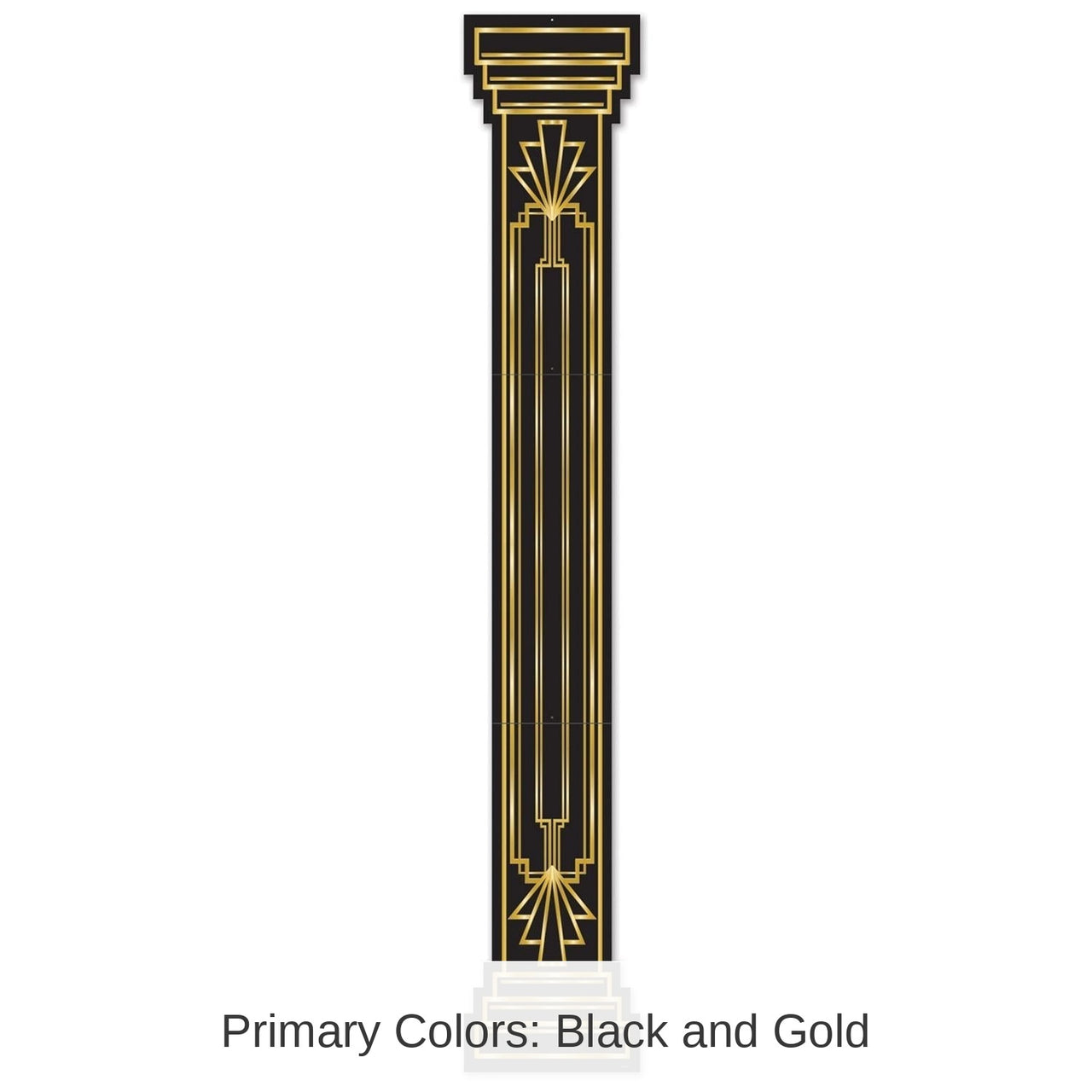12 Pack Bulk Jtd Roaring 20's Column Pull-Down Party Cutout