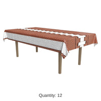 12 Pack Bulk Football Party Tablecover