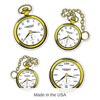 48 Pack Bulk Clock Party Cutouts