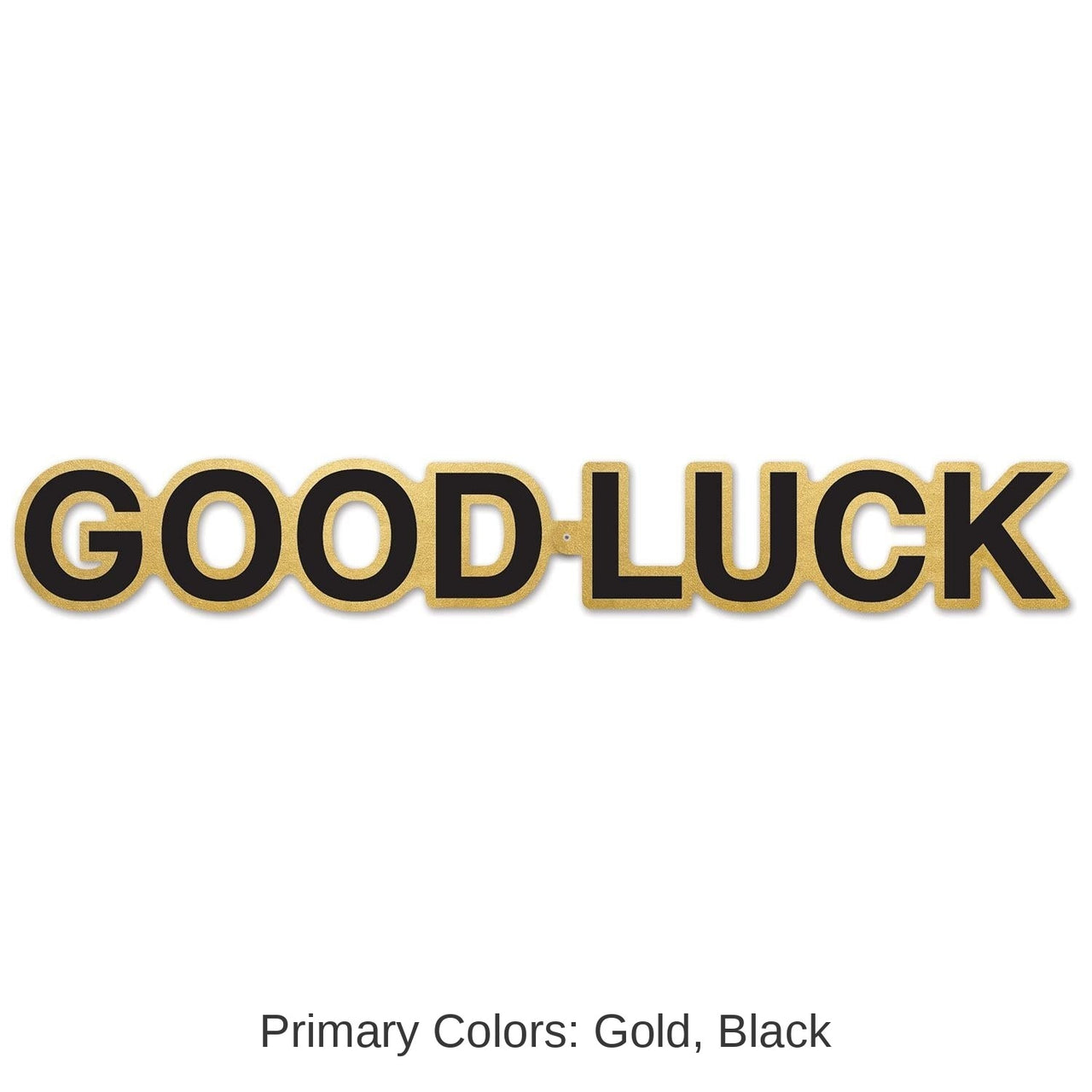 12 Pack Bulk Good Luck Party Foil Streamer