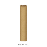 12 Pack Bulk Kraft Paper Table Roll