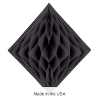 12 Pack Bulk Party Tissue Diamond - black