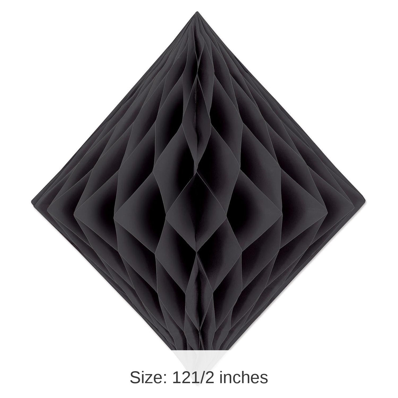 12 Pack Bulk Party Tissue Diamond - black