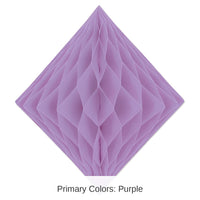 12 Pack Bulk Party Tissue Diamond - lavender