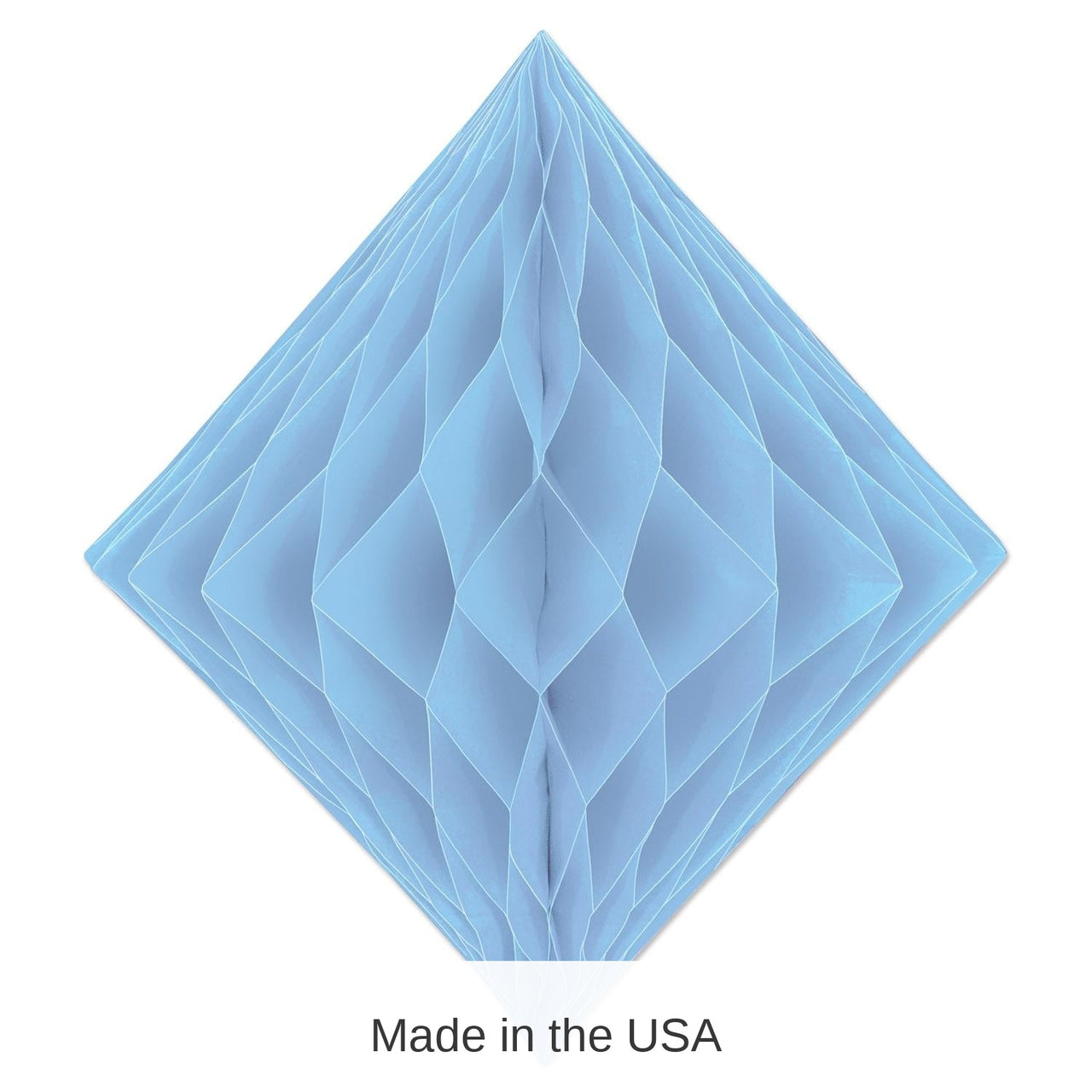 12 Pack Bulk Party Tissue Diamond - Light blue