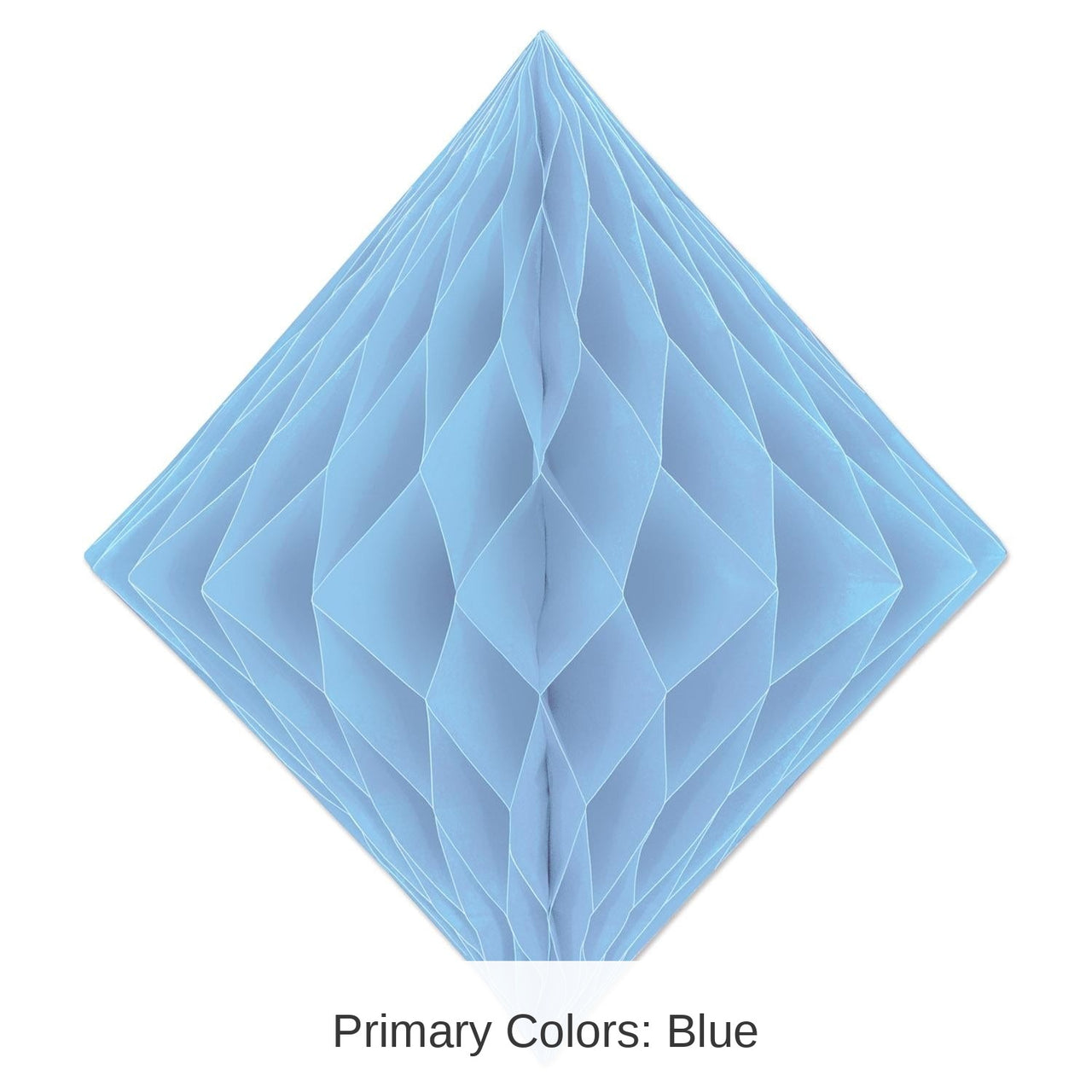 12 Pack Bulk Party Tissue Diamond - Light blue