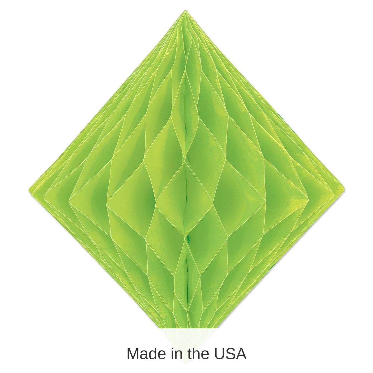 12 Pack Bulk Party Tissue Diamond - Light green